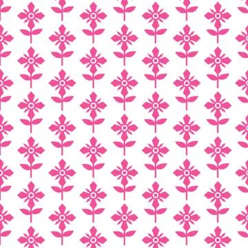 Pattern background Flower icon Stock Illustration