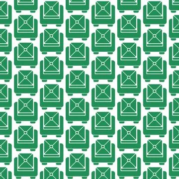 Pattern background furniture sofa icon Illustrazione stock