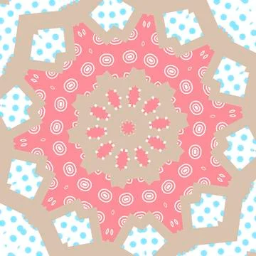 Pattern background with geometrical shapes Stock Illustration