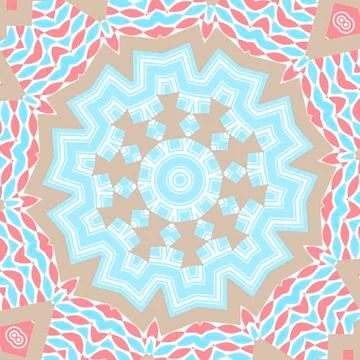 Pattern background with geometrical shapes Stock Illustration