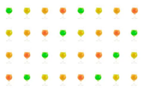 Pattern background glass of bright refreshing cocktail drink tequila Stock Photos