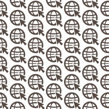 Pattern background go web icon Stock Illustration