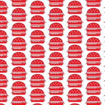 Pattern background hamburger icon Stock Illustration