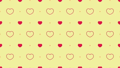 Pattern background with hearts. Love theme Stock Footage 161161477