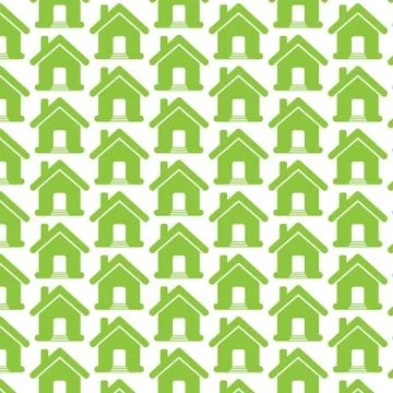 Pattern background home icon Stock Illustration