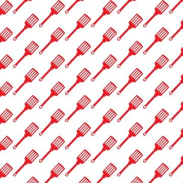 Pattern background kitchen spatula icon 스톡 일러스트