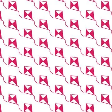 Pattern background Kite icon Stock Illustration