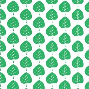 Pattern background Leaf Icon Stock Illustration