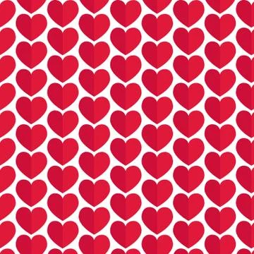 Pattern background Love Heart icon Stock Illustration