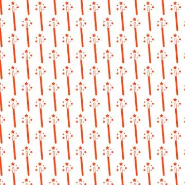 Pattern background Magic Wand Icon Stock Illustration