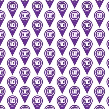 Pattern background Map pointer icon 스톡 일러스트