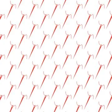 Pattern background Needle with thread icon Stock Illustration