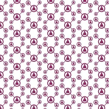Pattern background Network Icon Stock Illustration
