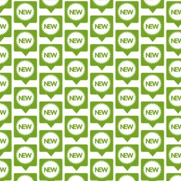 Pattern background New sign icon Stock Illustration