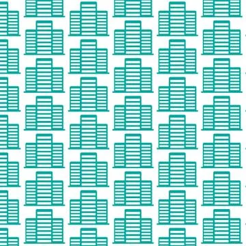Pattern background Office building icon Ilustración de archivo
