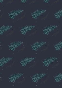 Pattern for a background or postcard in the Slavic style for the holiday of Ivan Stock Illustration