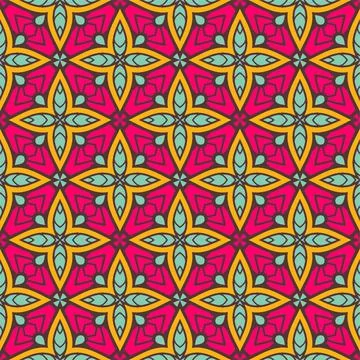 Pattern background ornament. Seamless decorative design ready for print Stock Illustration