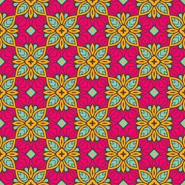 Pattern background ornament. Seamless decorative design ready for print Stock Illustration