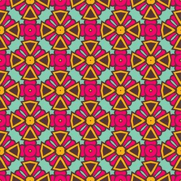 Pattern background ornament. Seamless decorative design ready for print Stock Illustration