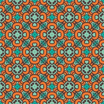 Pattern background ornament. Seamless decorative design ready for print Stock Illustration