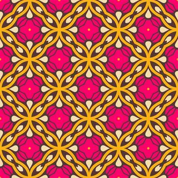 Pattern background ornament. Seamless decorative design ready for print Stock Illustration