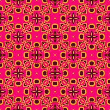 Pattern background ornament. Seamless decorative design ready for print Stock Illustration