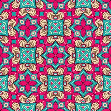 Pattern background ornament. Seamless decorative design ready for print Stock Illustration