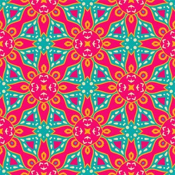 Pattern background ornament. Seamless decorative design ready for print Stock Illustration