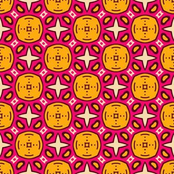 Pattern background ornament. Seamless decorative design ready for print Stock Illustration