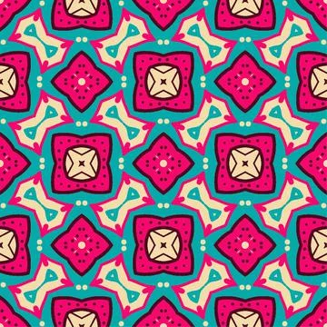 Pattern background ornament. Seamless decorative design ready for print Stock Illustration