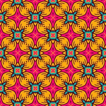 Pattern background ornament. Seamless decorative design ready for print Stock Illustration