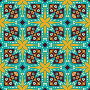 Pattern background ornament. Seamless decorative design ready for print Stock Illustration