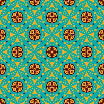 Pattern background ornament. Seamless decorative design ready for print Stock Illustration