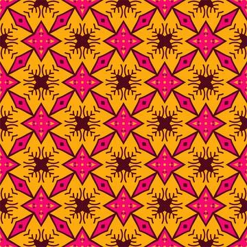 Pattern background ornament. Seamless decorative design ready for print Stock Illustration