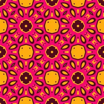 Pattern background ornament. Seamless decorative design ready for print Stock Illustration