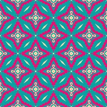 Pattern background ornament. Seamless decorative design ready for print Stock Illustration