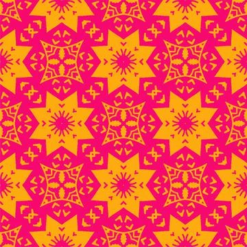 Pattern background ornament. Seamless decorative design ready for print Stock Illustration