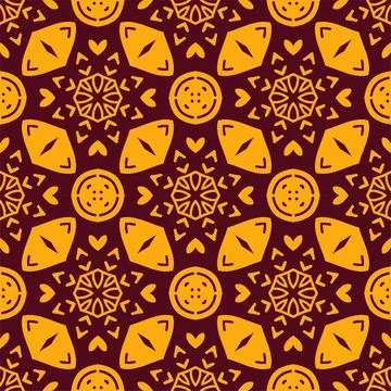 Pattern background ornament. Seamless decorative design ready for print Stock Illustration