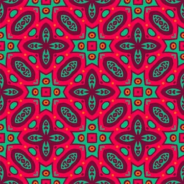 Pattern background ornament. Seamless decorative design ready for print Stock Illustration
