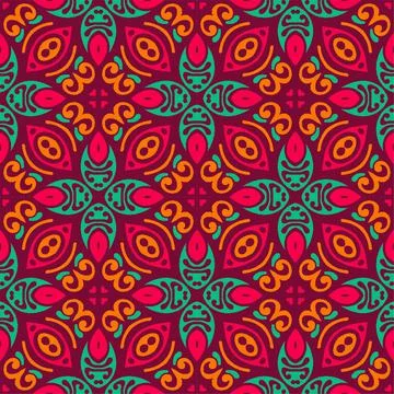 Pattern background ornament. Seamless decorative design ready for print Stock Illustration
