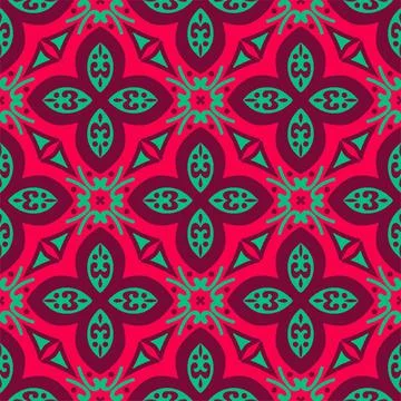 Pattern background ornament. Seamless decorative design ready for print Stock Illustration