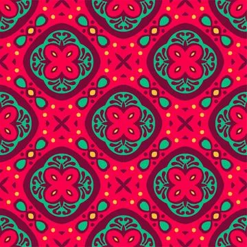 Pattern background ornament. Seamless decorative design ready for print Stock Illustration