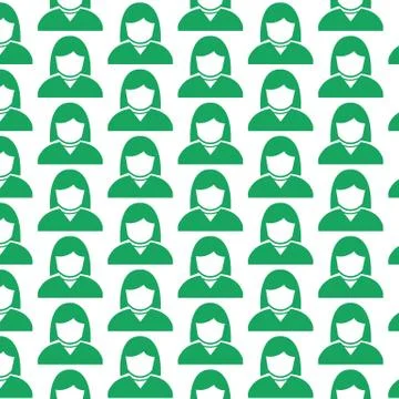 Pattern background people user icon Stock Illustration