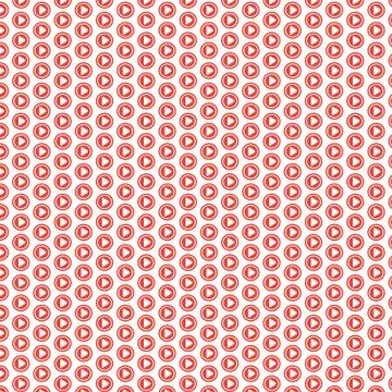 Pattern background Play icon button 스톡 일러스트