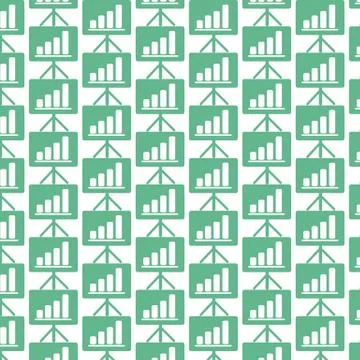Pattern background presentation board icon 스톡 일러스트