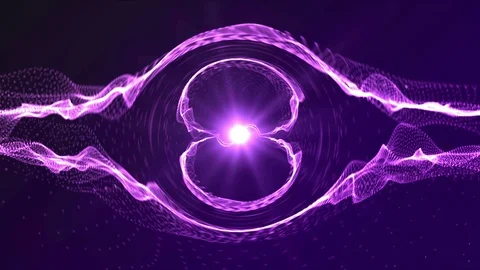 Pattern background purple animation of particle seamless. Stock Footage 88734096