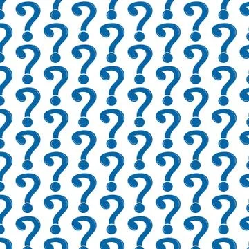Pattern background Question mark icon Stock Illustration