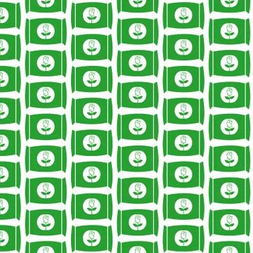 Pattern background rose icon Illustrazione stock