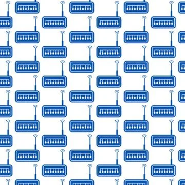 Pattern background router icon イラスト素材
