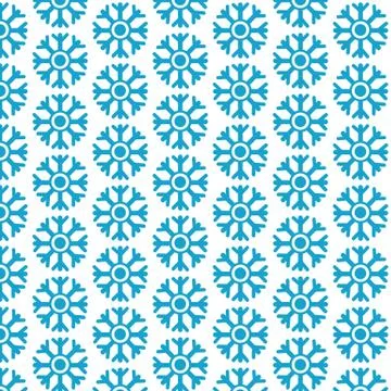 Pattern background snowflake icon Stock Illustration